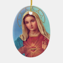 Immaculate Heart of Mary Ornaments