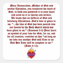 Immaculate Heart of Mary Sticker
