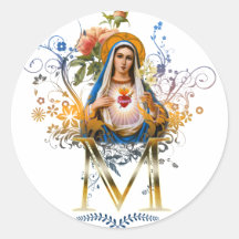 Immaculate Heart of Mary Stickers
