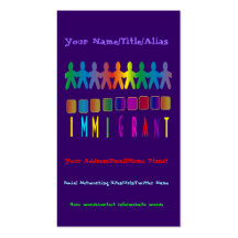 Immigrant Business Card Template