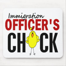 IMMIGRATION OFFICER’S CHICK MOUSEMATS