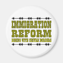 Immigration Reform Fridge Magnet