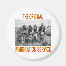 Immigration Refrigerator Magnet