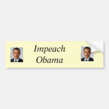 Impeach Obama Bumper Stickers