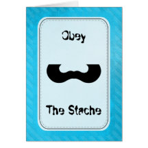 Imperial Moustache Greeting Card