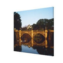 Imperial Palace, Nijubashi Bridge, Tokyo, Japan Canvas Prints