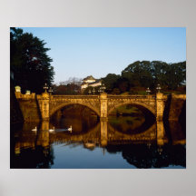 Imperial Palace, Nijubashi Bridge, Tokyo, Japan Print