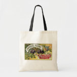 Imperial Plums, Vintage Fruit Crate Label Art Tote Bag