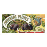 Imperial Plums, Vintage Fruit Crate Label Art Invites