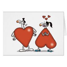 Impossible Love - Love Shapes Greeting Cards