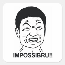 Impossibru Sticker