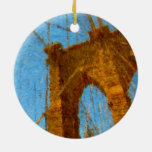 Impressionist Brooklyn Bridge Ornament