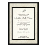 Impressionist Cream Pink Roses - Bridal Shower Personalized Invites