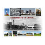 Impressions of Georgia, USA Postcard