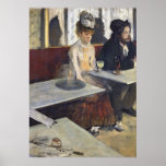 In a Cafe, or The Absinthe, c.1875-76 Posters