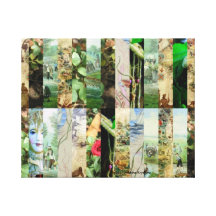 IN ALICE'S WONDERLAND COLLAGE CANVAS PRINTS