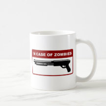 In Case Of Zombies Mugs