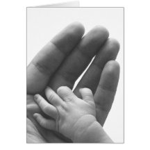 In Daddys Hands Notecard