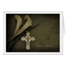in deepest sympathy karte