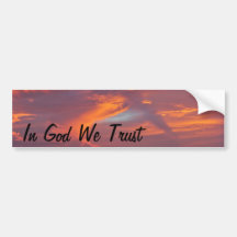 In god We Trust Bumper Sticker