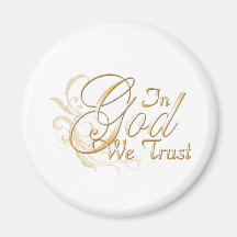 In God We Trust Fridge Magnet