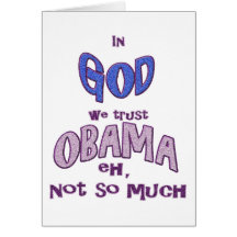 In GOD we trust - lilac Greeting Card