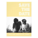 In Lights Save The Date Announcements (Gold) invitations