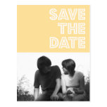 In Lights Save The Date Postcards (Gold) postcards