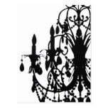 In Love Chandelier ~ Postcard