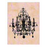 In Love Chandelier ~ Postcard / Invitation