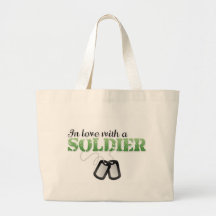 In love with a soldier bags