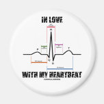 In Love With My Heartbeat (Electrocardiogram) Magnet