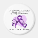 In Memory of My Husband - Pancreatic Cancer Refrigerator Magnets