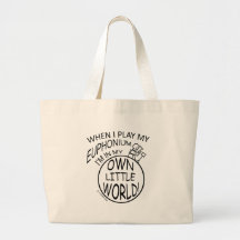 In My Own Little World Euphonium Canvas Bag