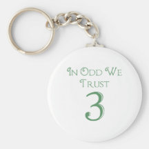 In Odd We Trust Key Chain