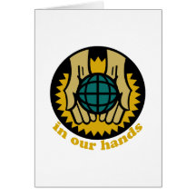 "In Our Hands" Earth Day Design Card
