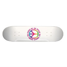In Peace We Trust Skateboard