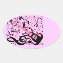 In Pink,Rock & Roll_ Sticker