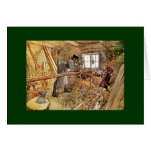 In the Capenter Shop Greeting Card