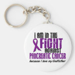 In The Fight Against Pancreatic Cancer GODFATHER Key Chain