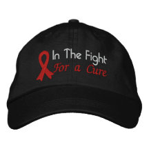 In The Fight For a Cure - Heart Disease Embroidered Hats