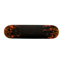 in the flames skateboard decks