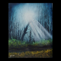 In the woods (3) posters