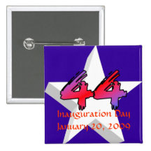 Inauguration Day January 20, 2009 Pinback Buttons