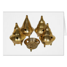 IncenseBurner071209 Greeting Cards
