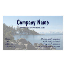 Incline, North Lake Tahoe Business Card