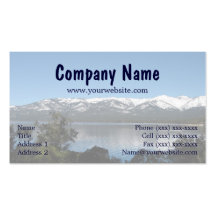 Incline, North Lake Tahoe Business Card Template
