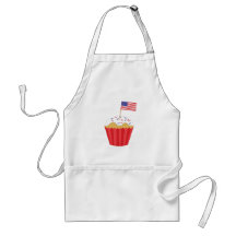 Independence Day Cupcake Apron