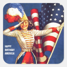 Independence Day Pin-up Stickers