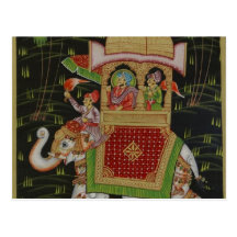 India Art Postcard